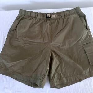 Columbia Omni-Shade PFG Men's Cargo Shorts - XL - Olive Green